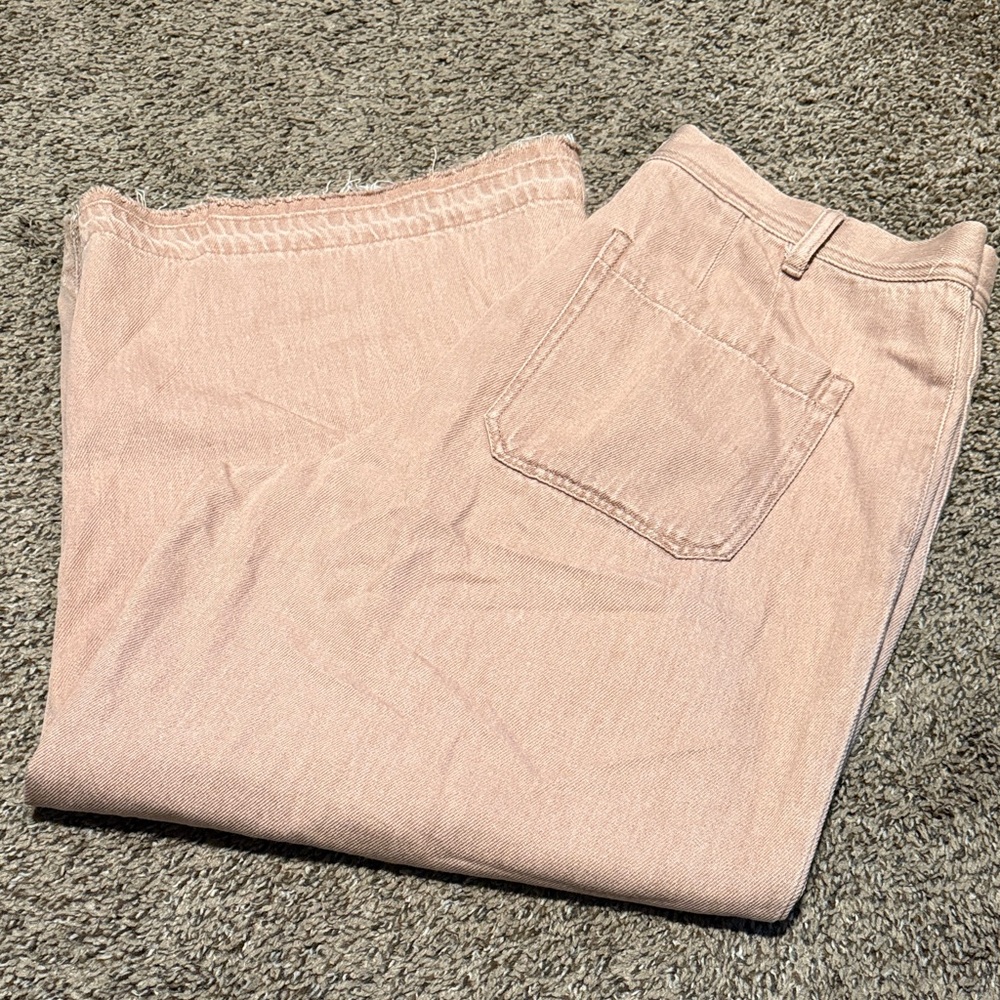Light Pink wide leg pants